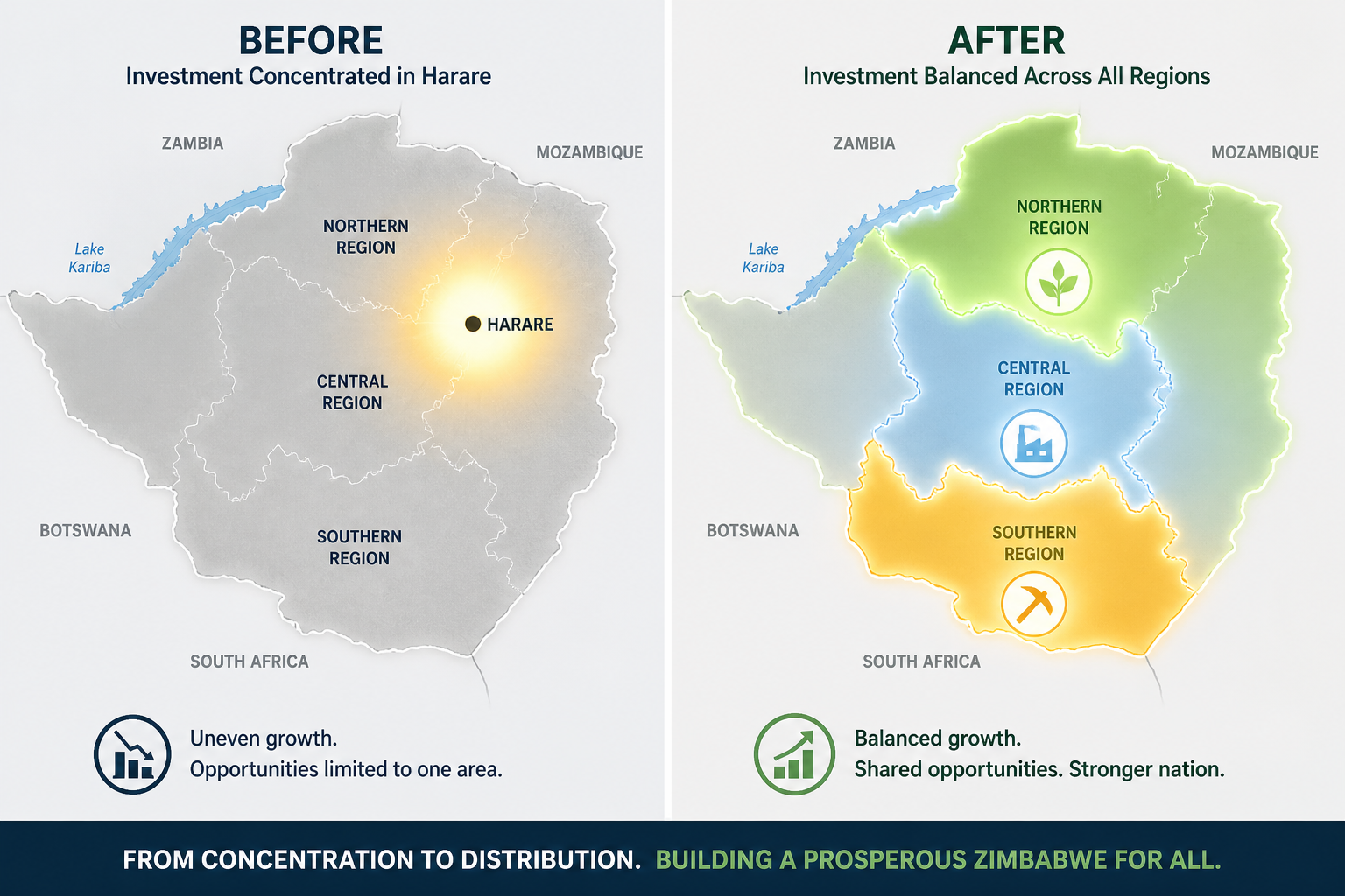 Zimbabwe Regional Investment Strategy: Reducing Concentration Risk Across Midlands, Harare, and Masvingo